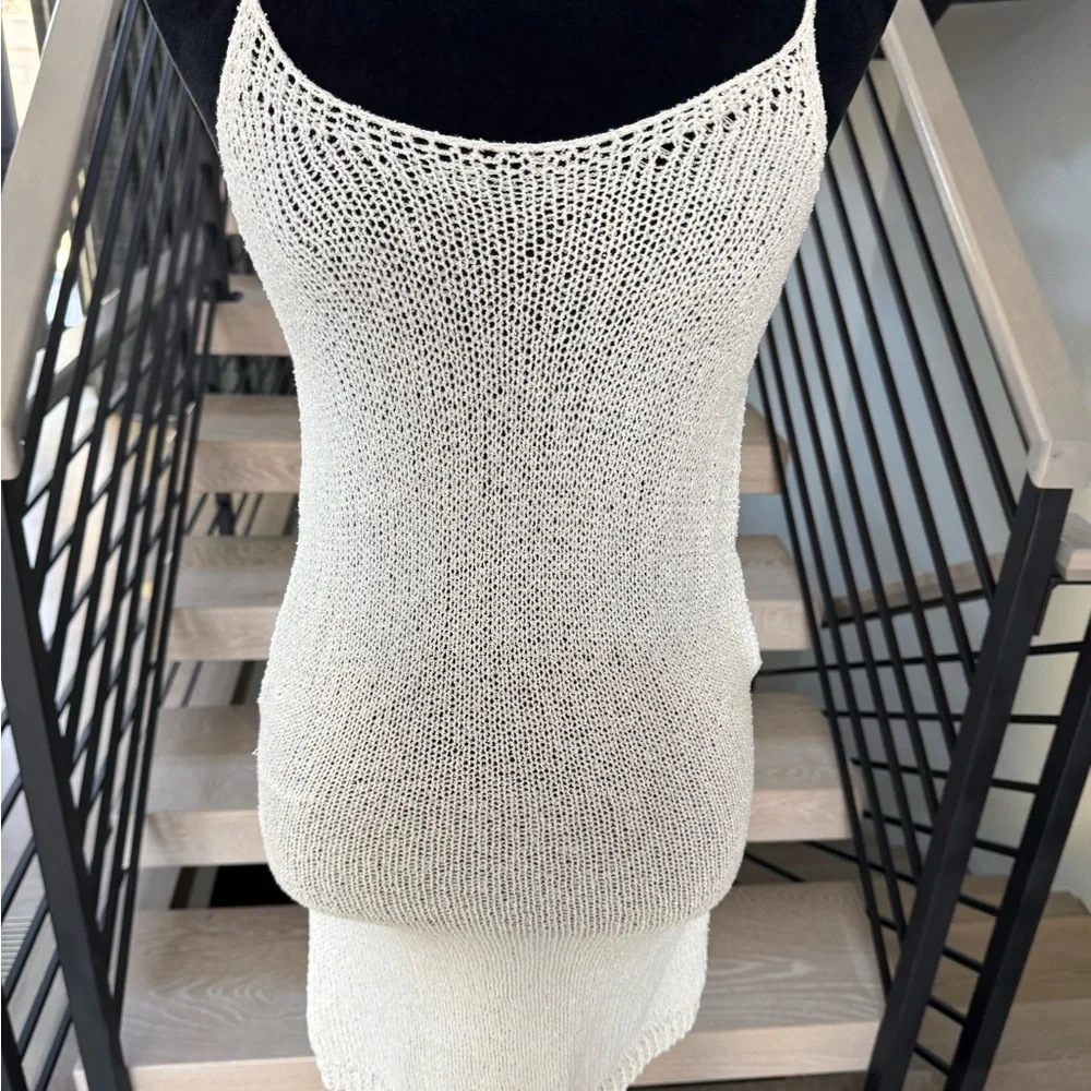 New Chic White Knit Cutout Dress size XS